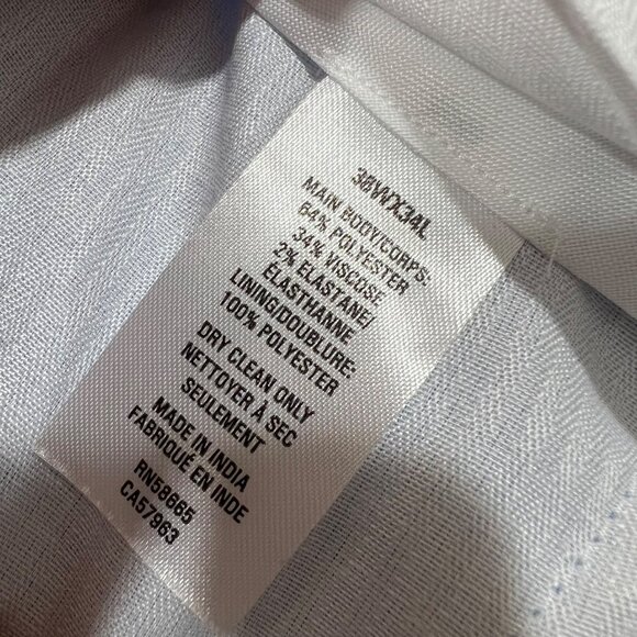 Nordstrom Rack Extra Trim Fit Light Blue Dress Pants Waist 40 NWOT - Picture 10 of 11